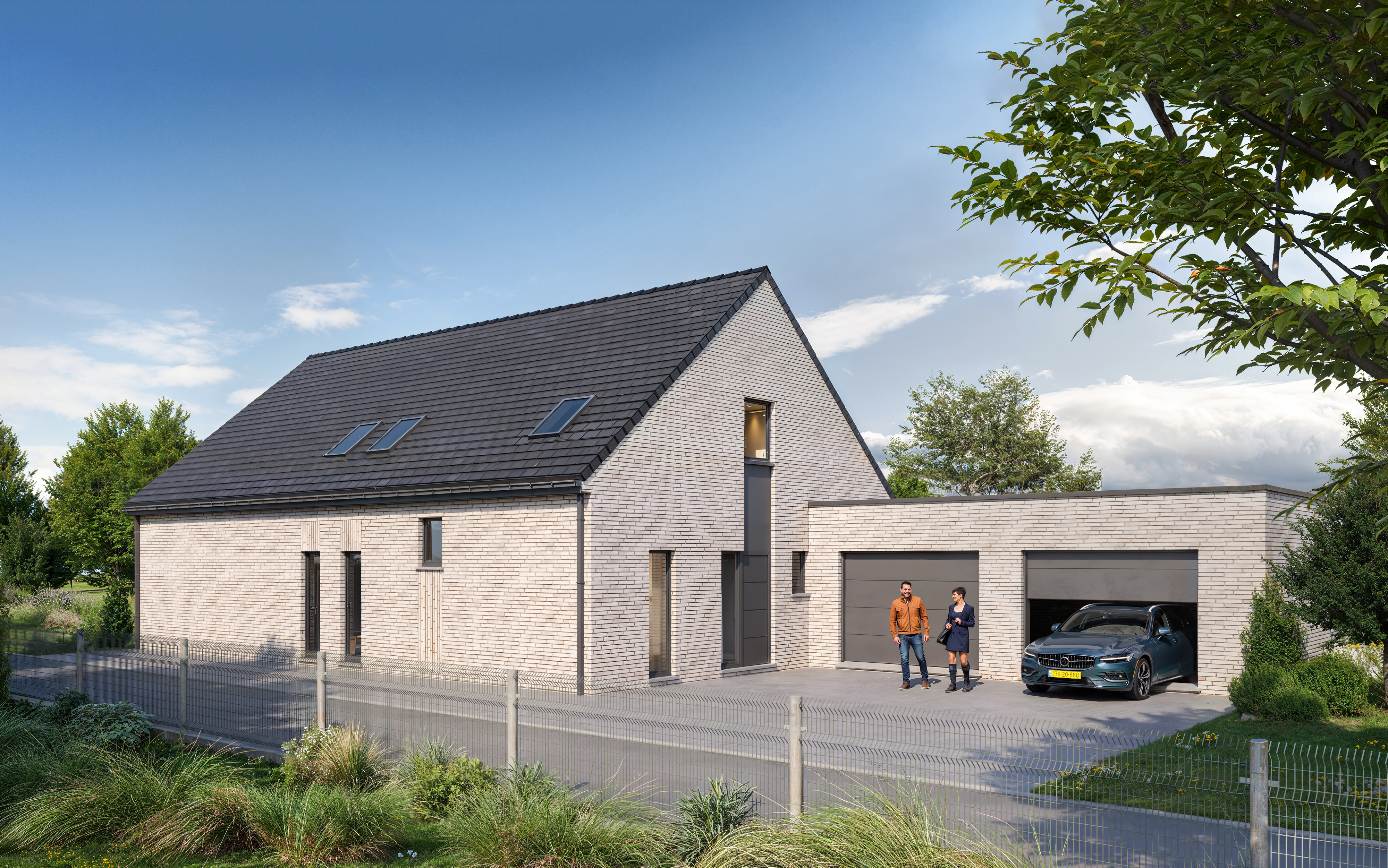 afbeelding van een klassiek huis